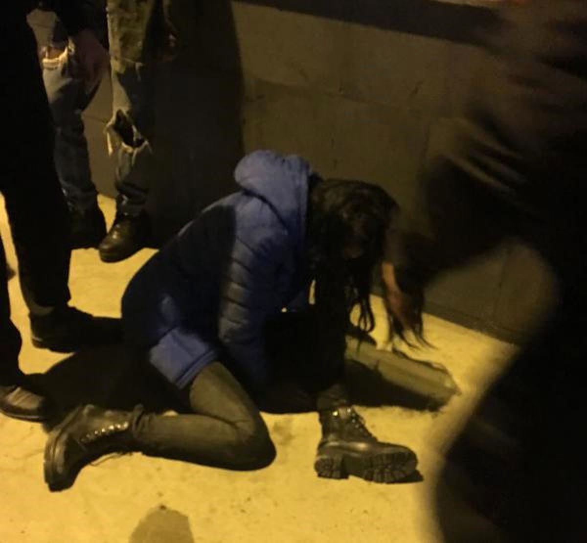 Astım Krizine Giren Kadının Yardımına Şantiyedeki Görevliler Koştu