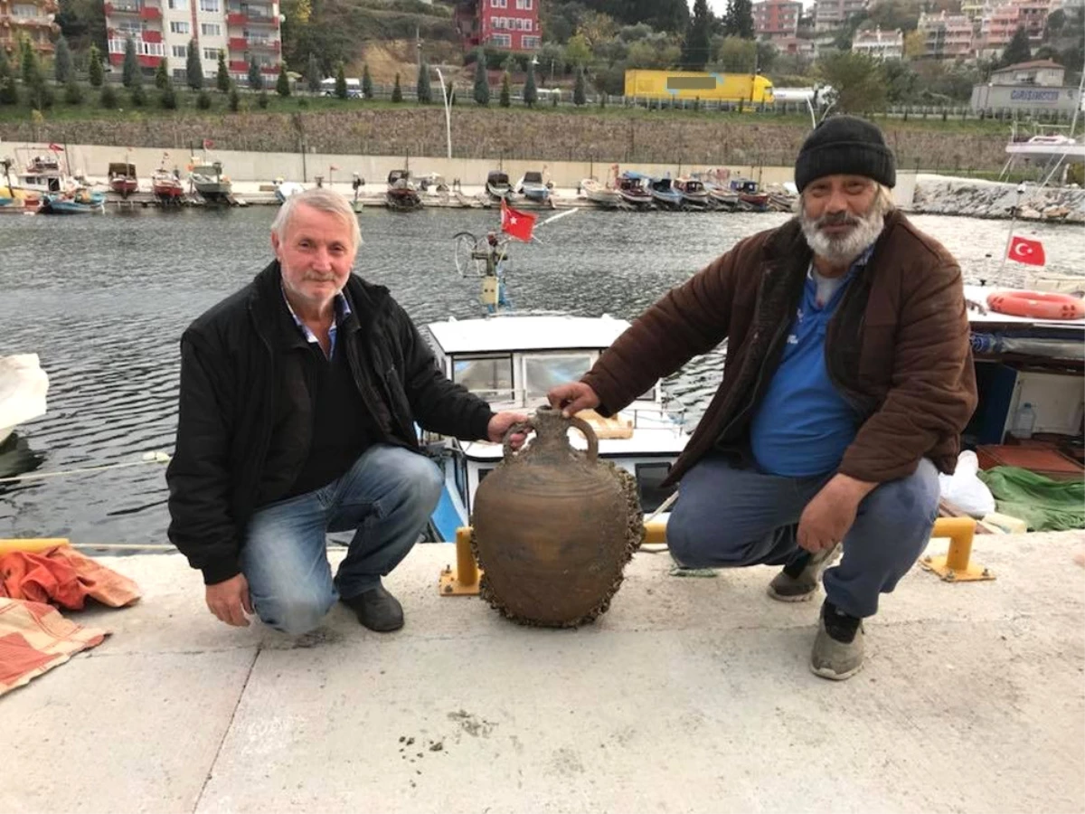 Balıkçıların Ağına Bizans Dönemi\'ne Ait Tarihi Eser Takıldı