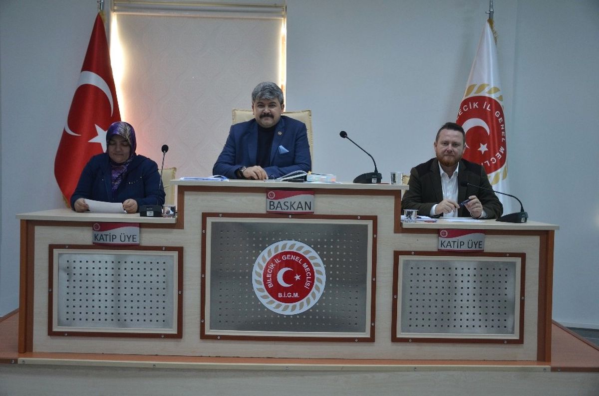 Bilecik İl Genel Meclisinde Oturumun Açılıp Kapanması Bir Oldu