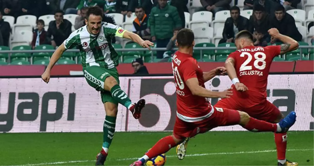 Atiker Konyaspor ile Antalyaspor 1-1 Berabere Kaldı