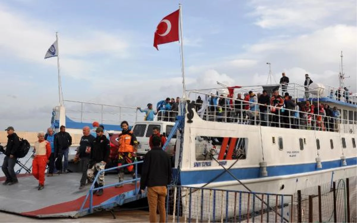 Feribotla Gelen Ralliciler, Yarışarak Dönecek