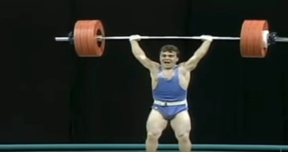 İşte Naim Süleymanoğlu\'nun Son Rekorunu Kırdığı Anlar! Sene: 1996