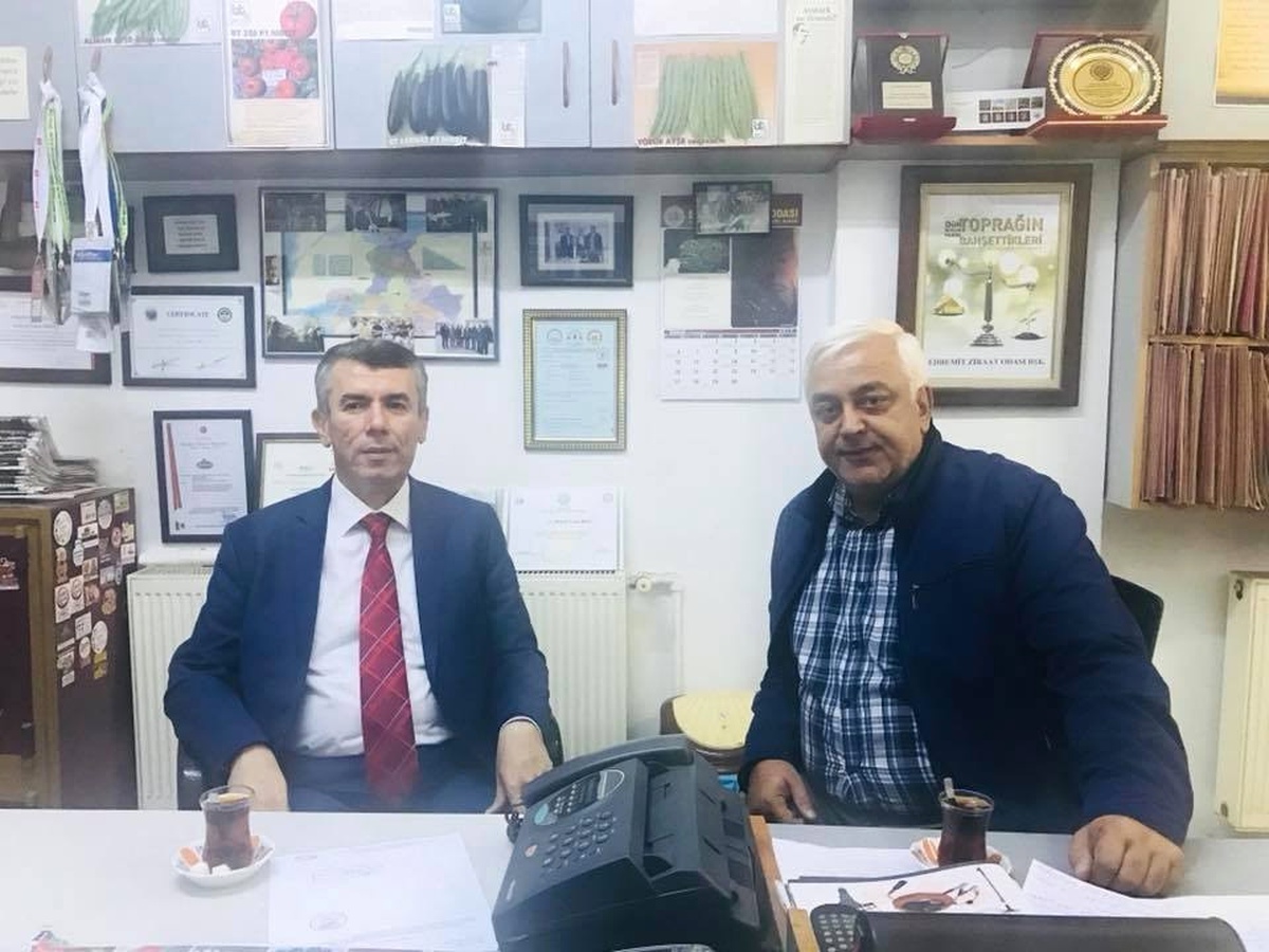 Kaymakam Sırmalı\'dan Ziraat Odasına Ziyaret