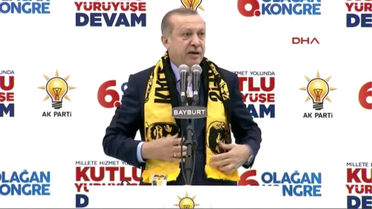 Bayburt - Cumhurbaşkanı Erdoğan AK Parti Bayburt 6. Olağan İl Kongresi\'nde Konuştu 3