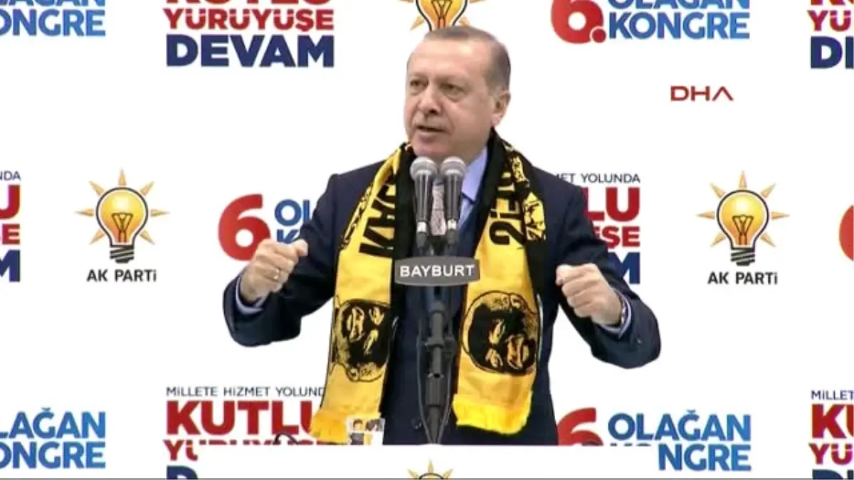 Bayburt - Cumhurbaşkanı Erdoğan AK Parti Bayburt 6. Olağan İl Kongresi\'nde Konuştu 4