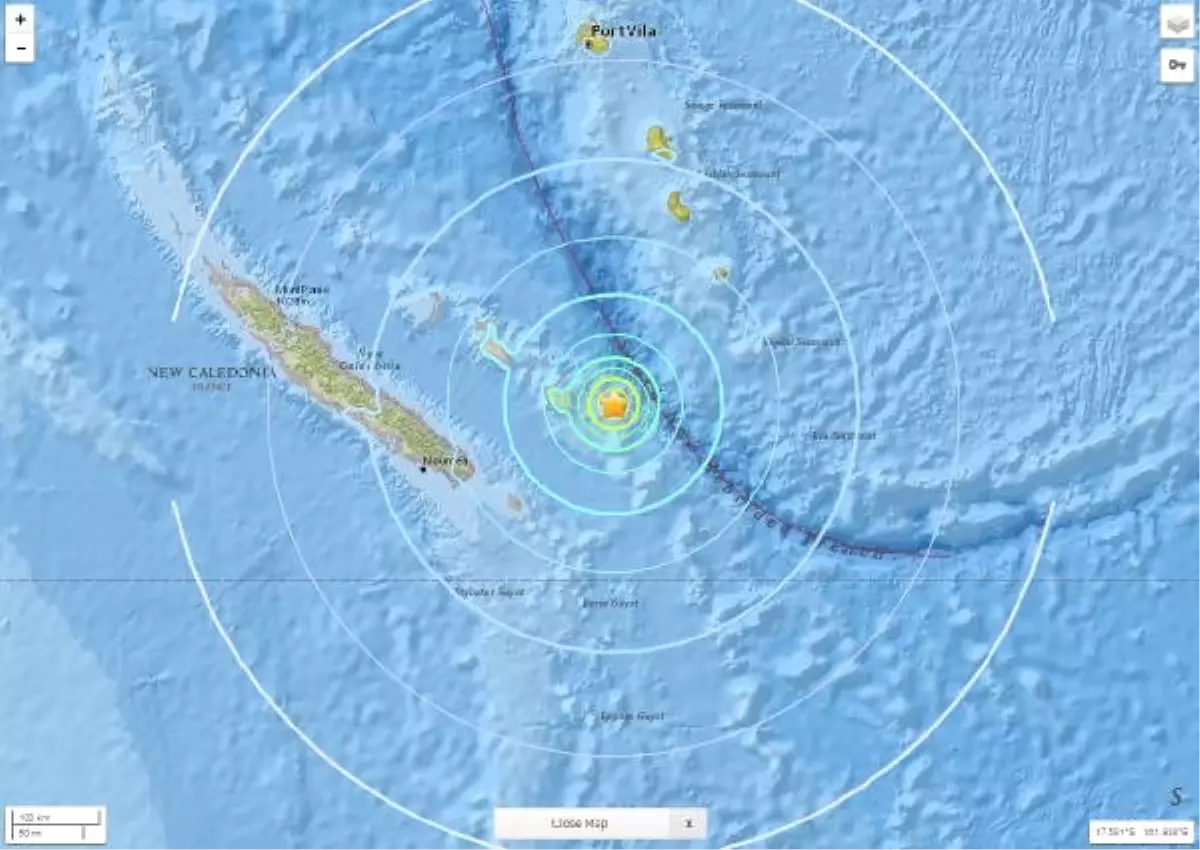 Yeni Kaledonya\'da Deprem