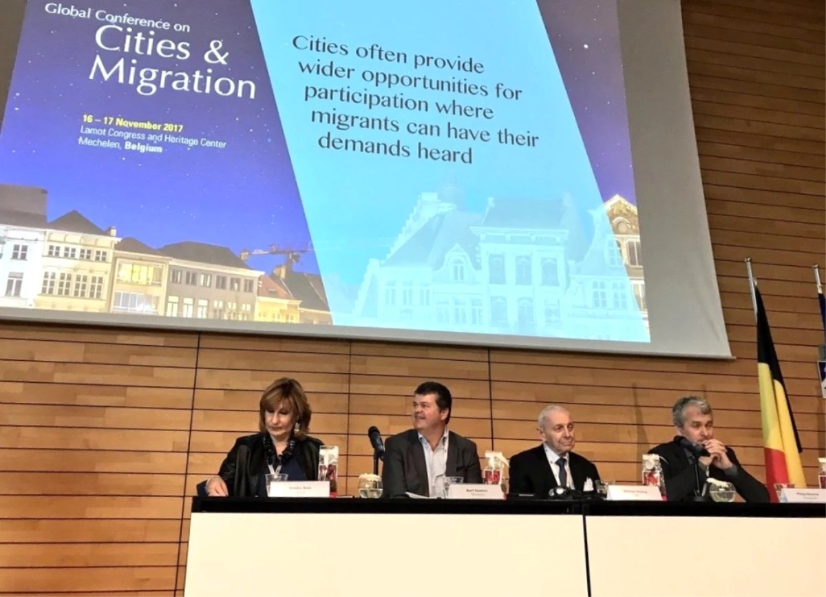 Başkan Erkoç, Belçika\'da "Şehirler ve Küresel Göç" Konferansına Katıldı