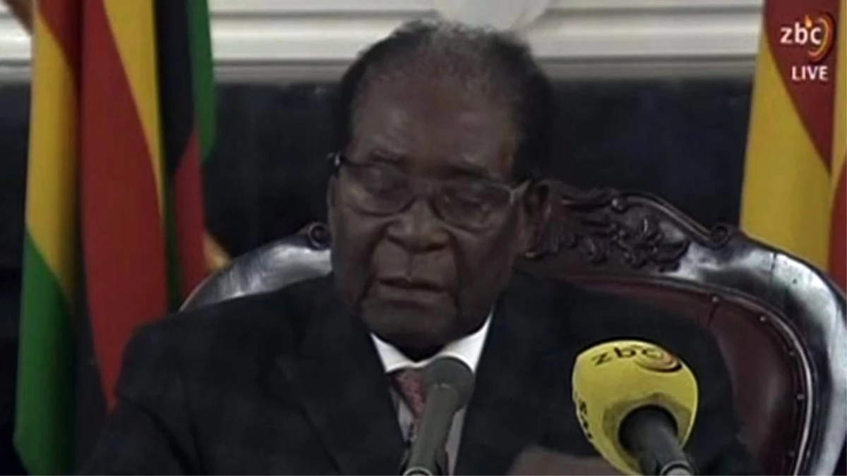 Cnn: Zimbabve Cumhurbaşkanı Robert Mugabe İstifa Mektubunun Taslağını Hazırladı