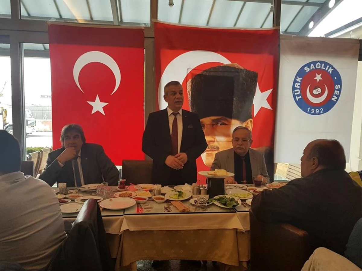 Türk Sağlık - Sen Eskişehir Şubesi Delegeleri Kahvaltıda Buluştular