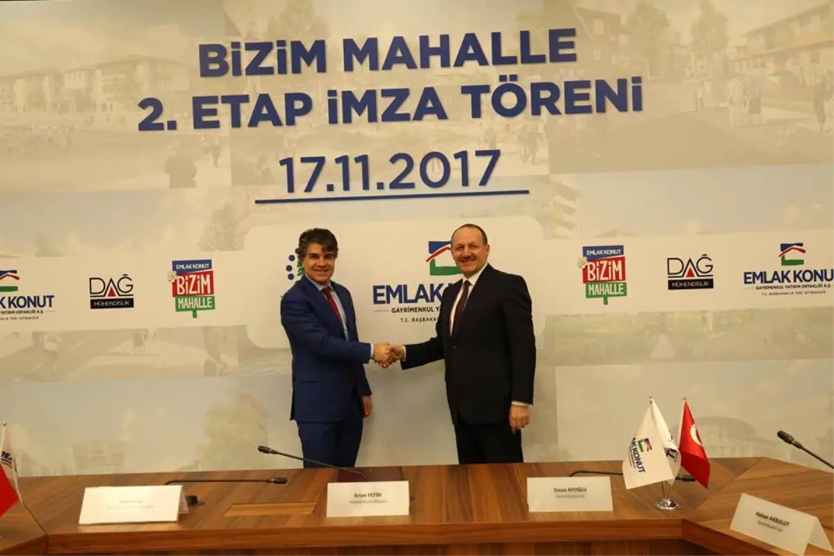 2 Milyar TL\'lik Bizim Mahalle 2.Etap Arsası İçin İmzalar Atıldı.