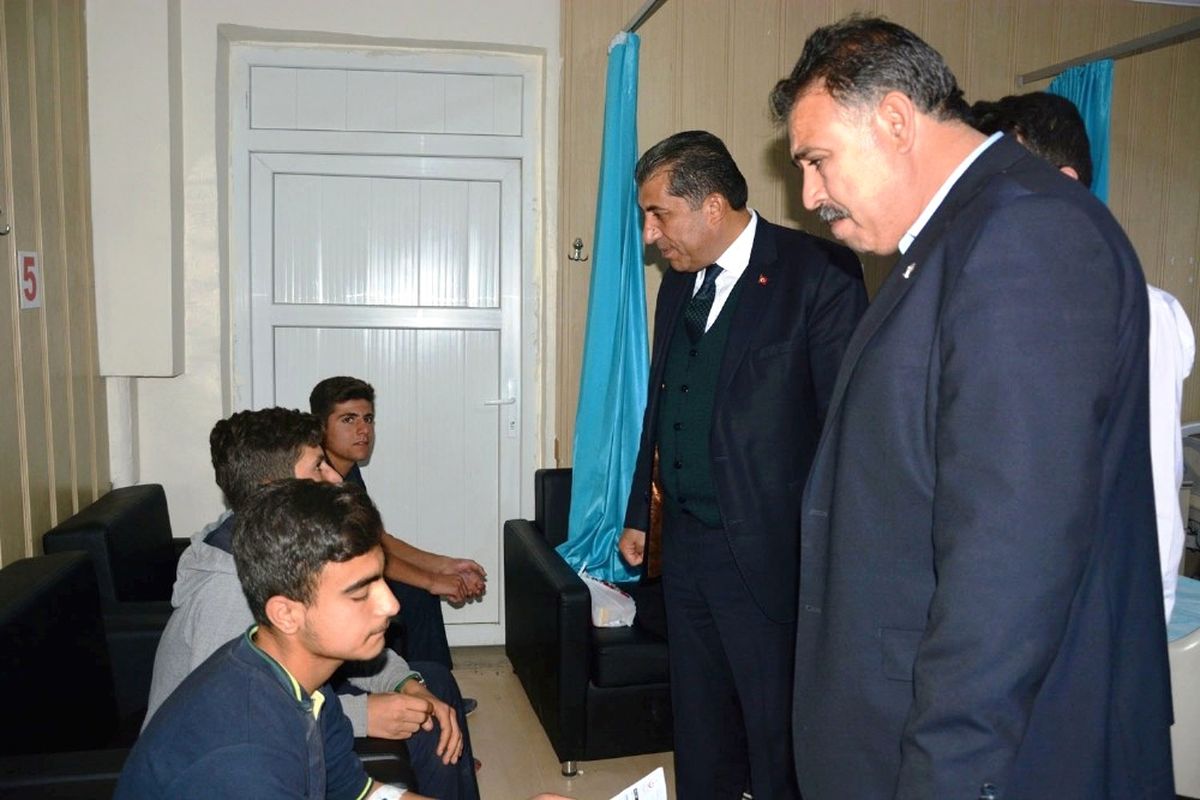 Başkan Atilla\'dan Yaralı Öğrencilere Ziyaret