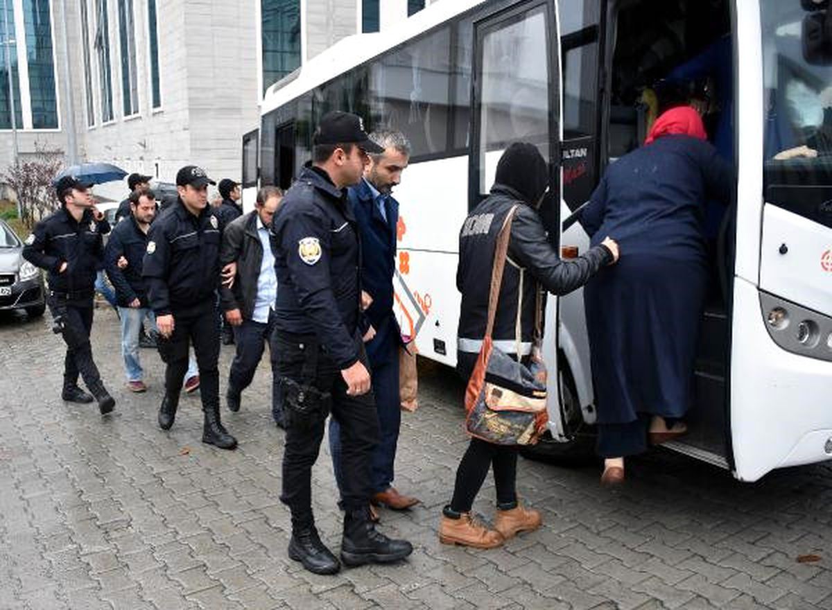 Samsun\'da 17 Fetö Şüphelisi Adliyede