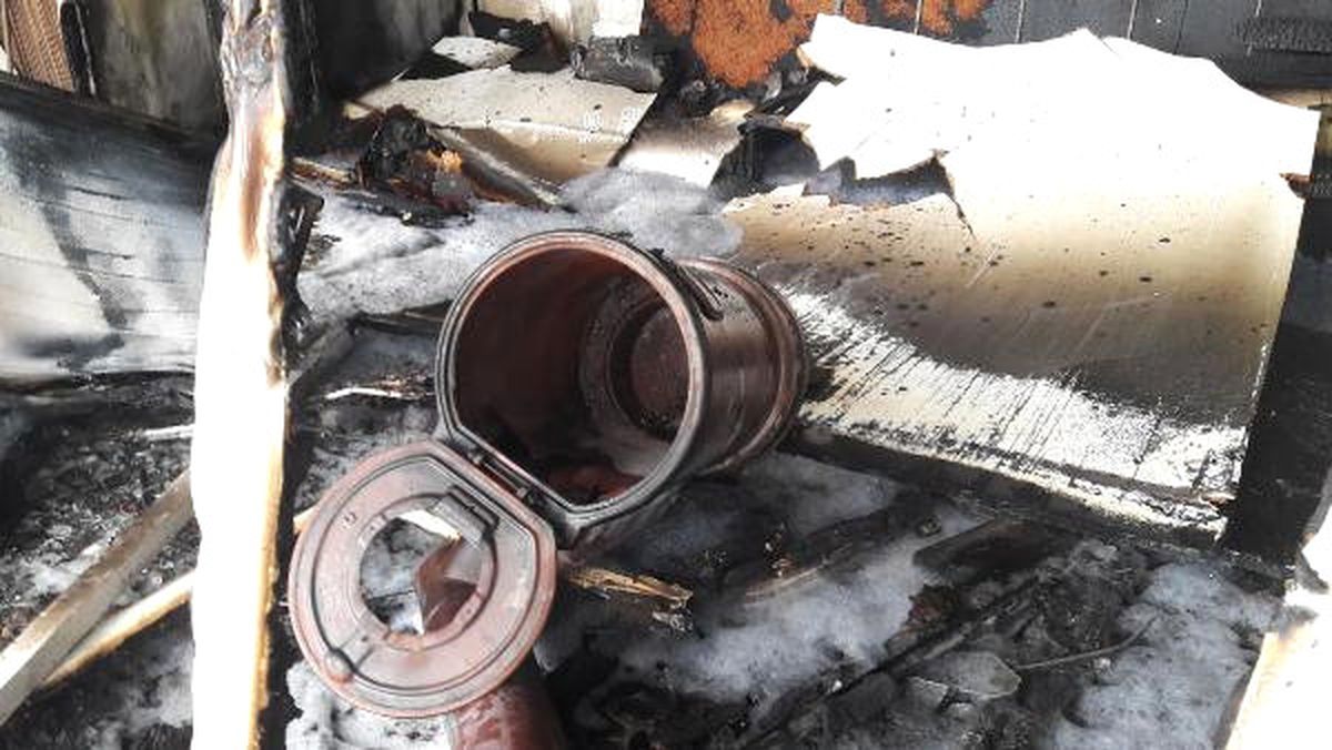 Sobayı Yakmak İstediği Tiner Parladı, Ağır Yaralandı