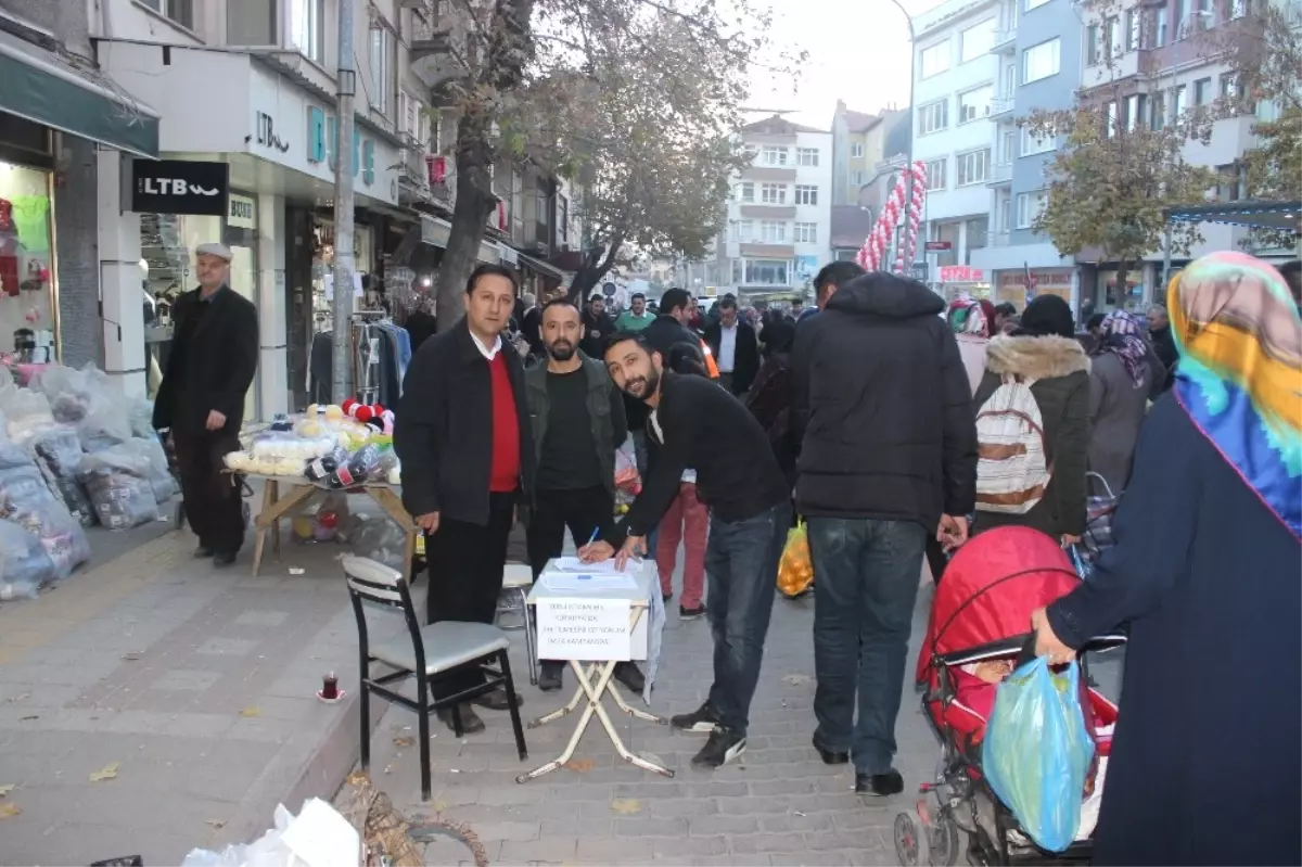 Tavşanlı\'da Yerli Otomobil İçin İmza Kampanyası