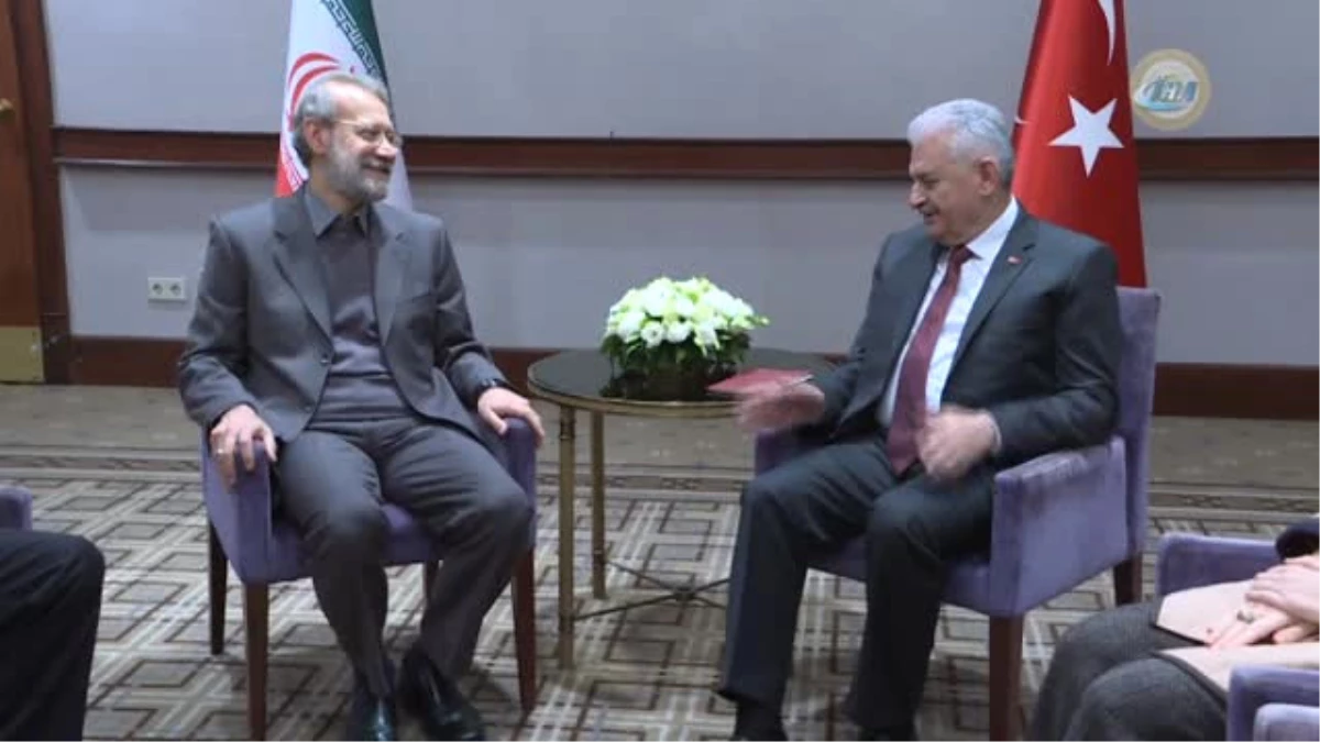 Başbakan Yıldırım, İran Meclis Başkanı ile Bir Araya Geldi