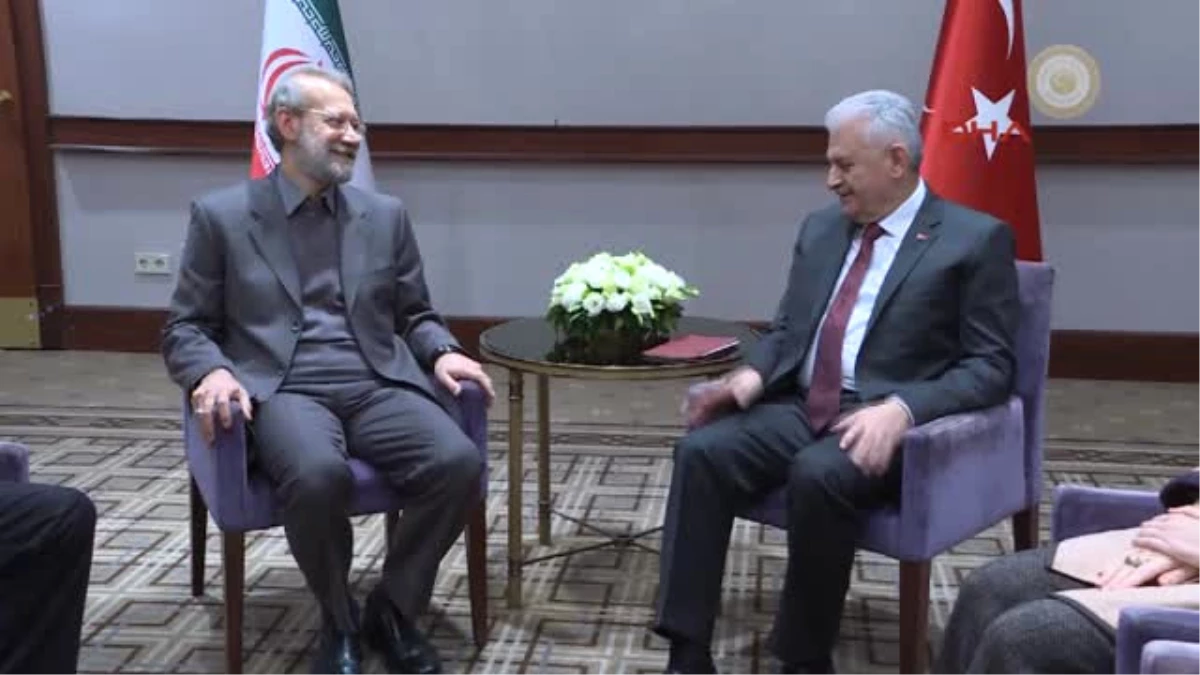 Başbakan Yıldırım İran Meclis Başkanı Laricani ile İstanbul\'da Görüştü