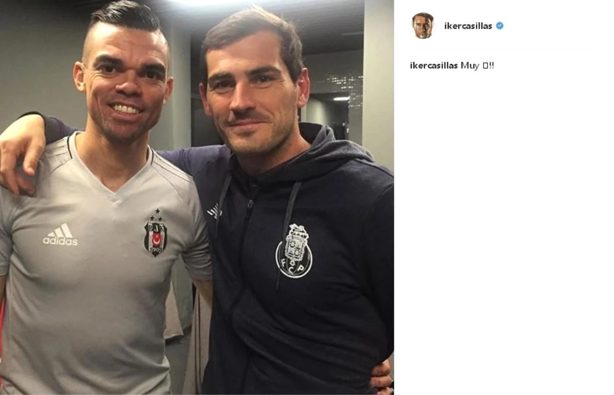 Casillas\'tan Pepe Paylaşımı