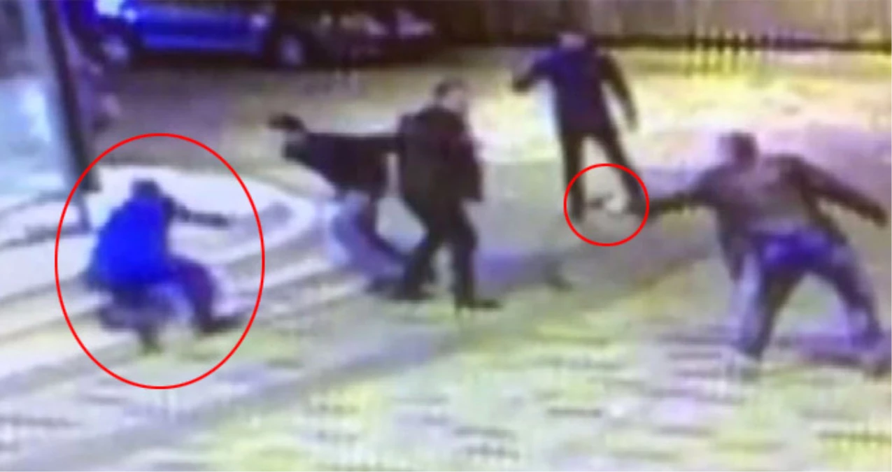 "Palalı Saldırgan"ın Taksim\'de Vurulduğu An Güvenlik Kamerasında