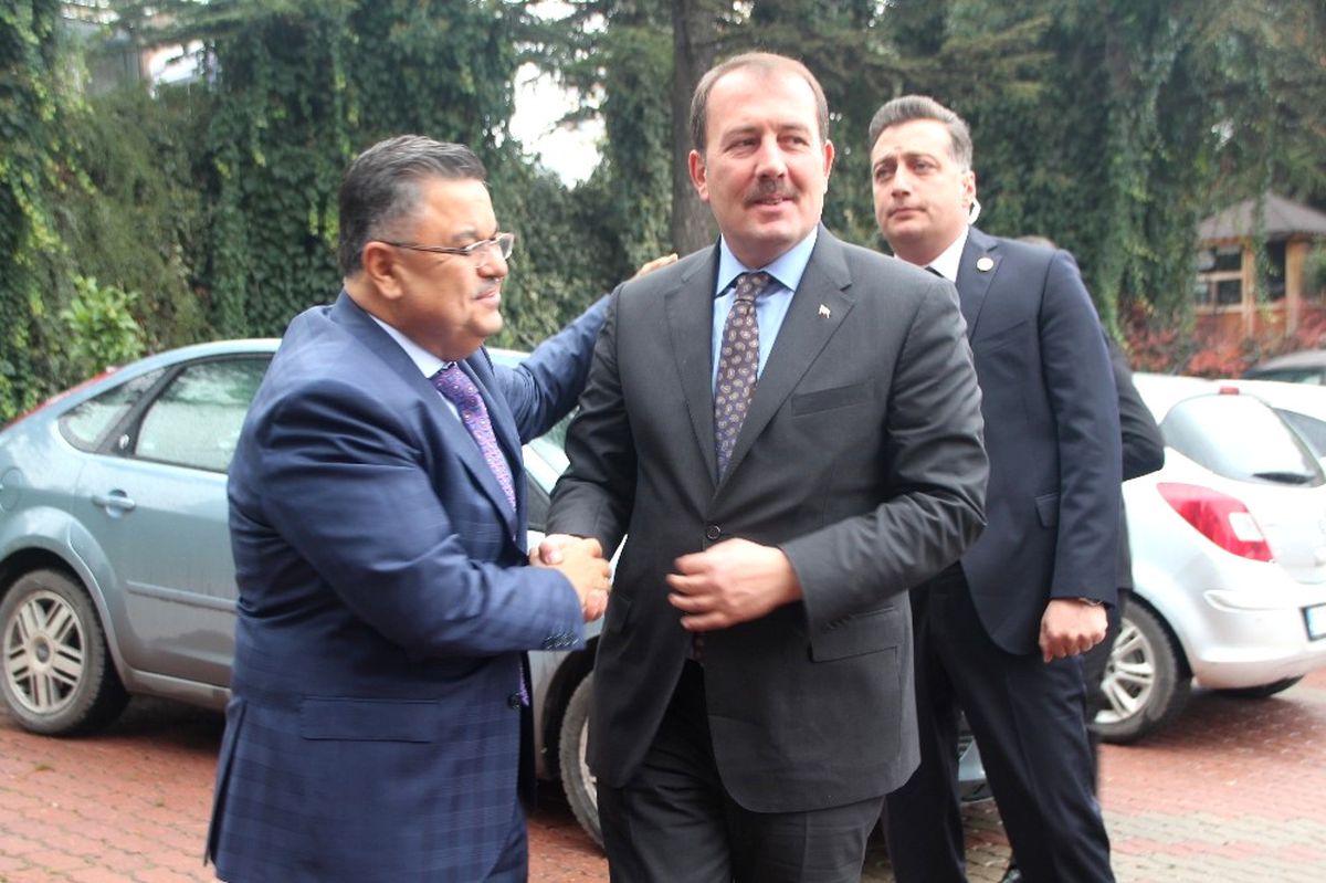AK Parti Genel Başkan Yardımcısı Karacan\'dan Başkan Yağcı\'ya Ziyaret