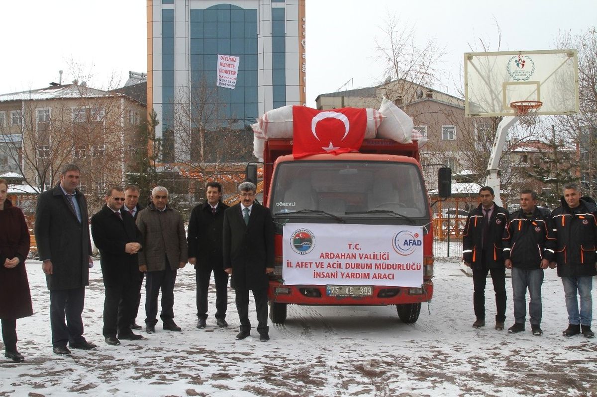 Ardahan\'dan Halep\'e Yardım Eli