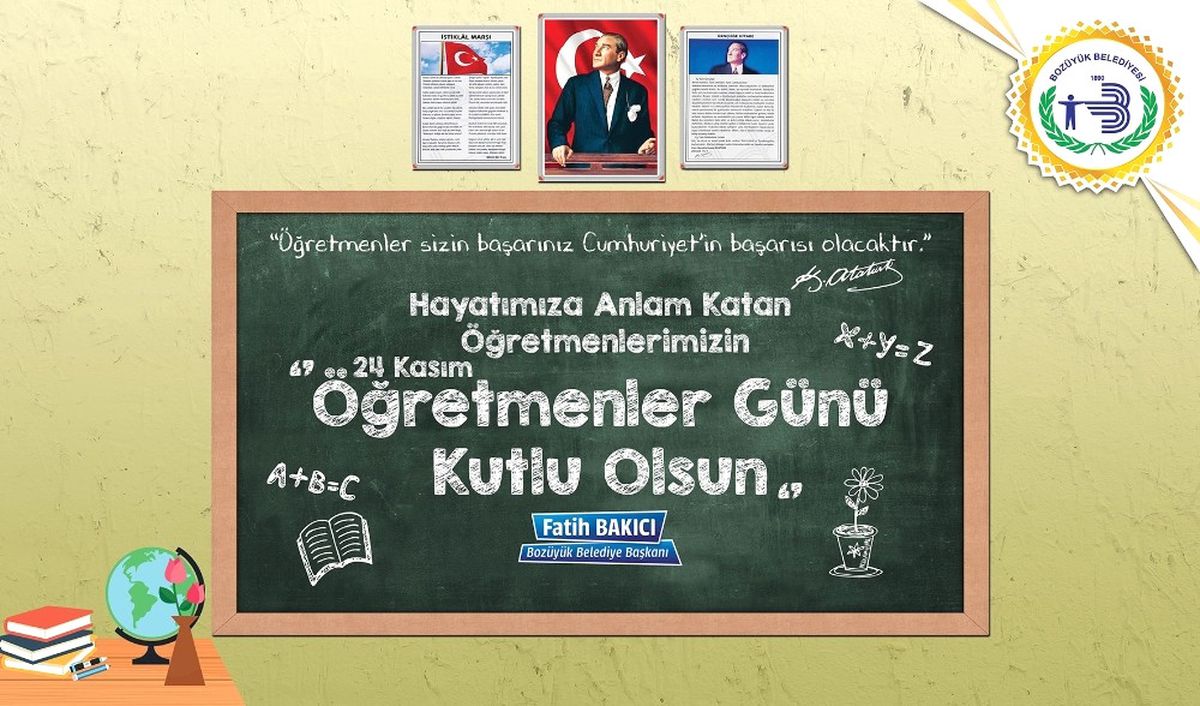 Bozüyük Belediye Başkanı Fatih Bakıcı\'nın Öğretmenler Günü Mesajı