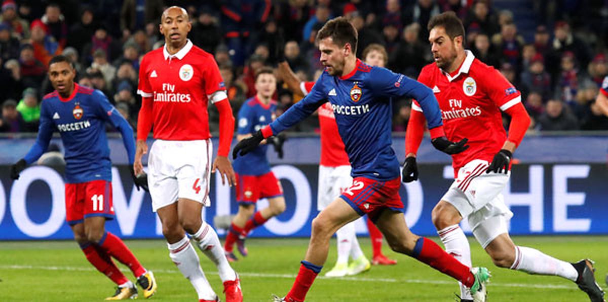 Cska Moskova - Benfica: 2-0