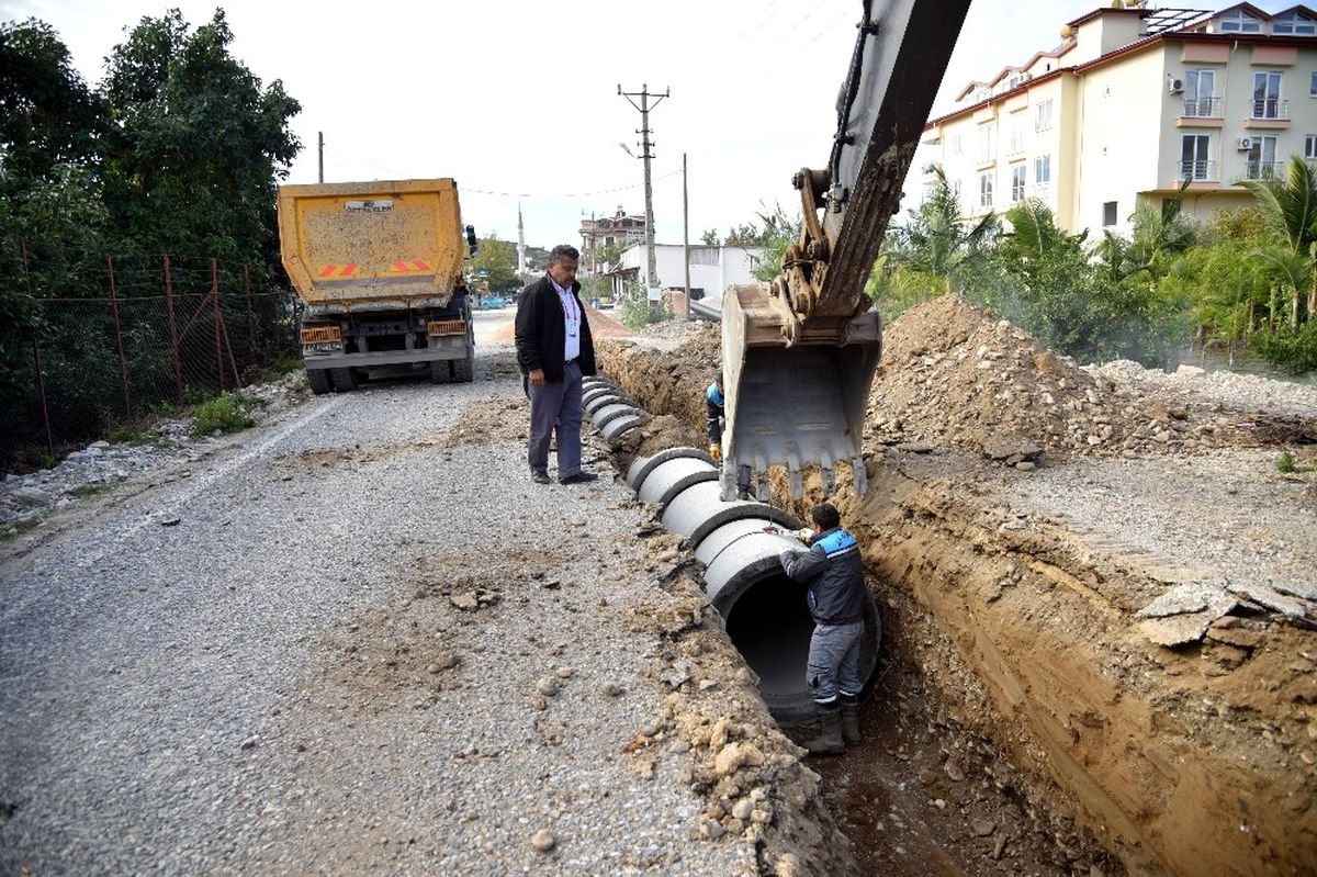 Demirtaş\'a 1 Kilometre Yağmursuyu Hattı