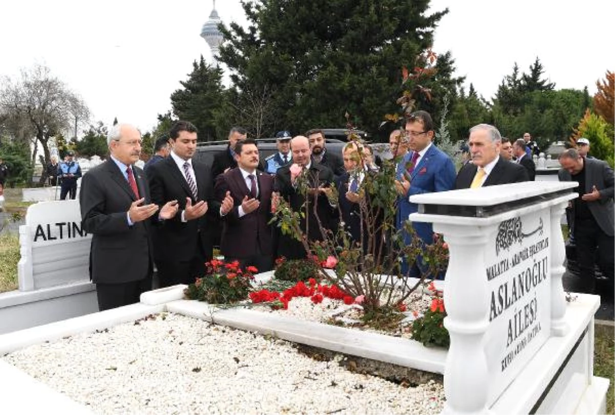Kılıçdaroğlu, Mevlüt Aslanoğlu\'nun Mezarını Ziyaret Etti