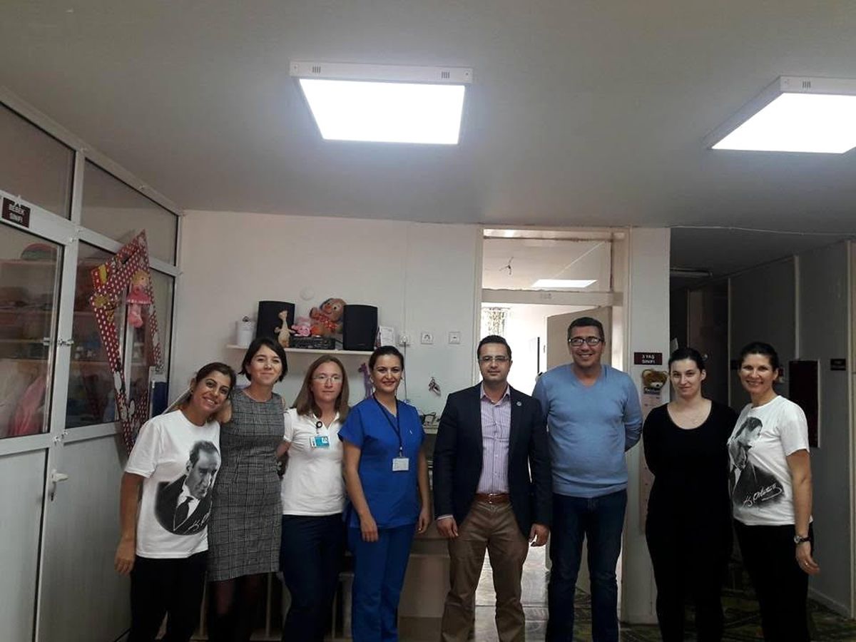 Sağlık Sen\'den Hastane Kreşine Anlamlı Hediye
