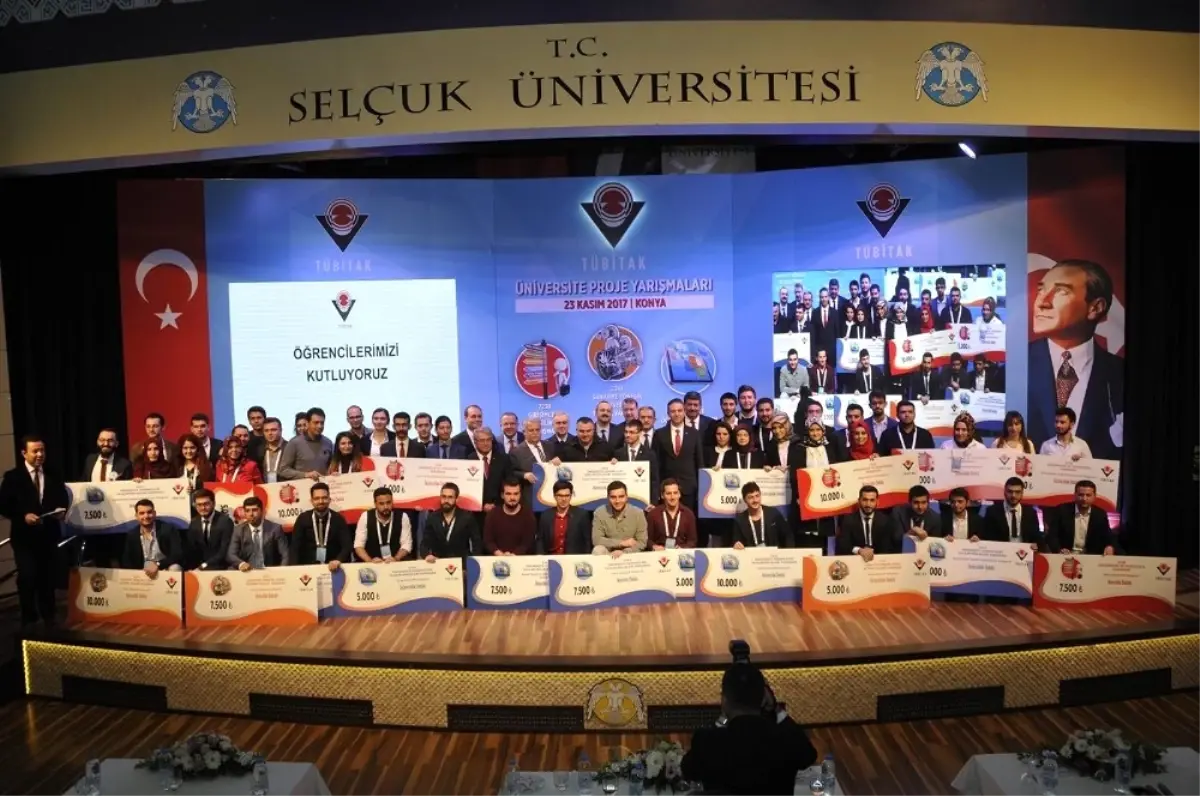 Üniversite Proje Yarışmaları\'nda Selçuk Üniversitesi\'ne Birincilik Ödülü