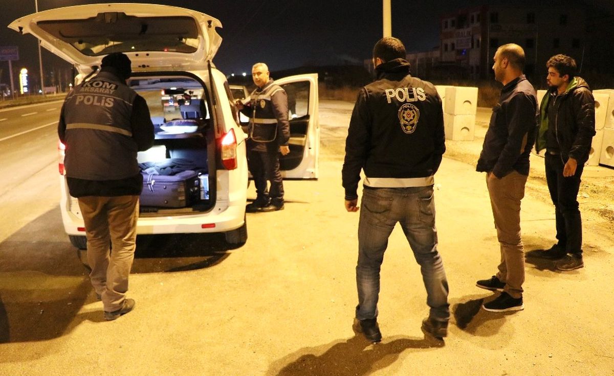 Aksaray\'da Polis 24 Saat Uygulamada