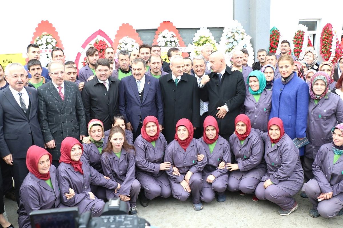 Bakan Eroğlu Defne Yaprağı Fabrikasının Açılışını Yaptı