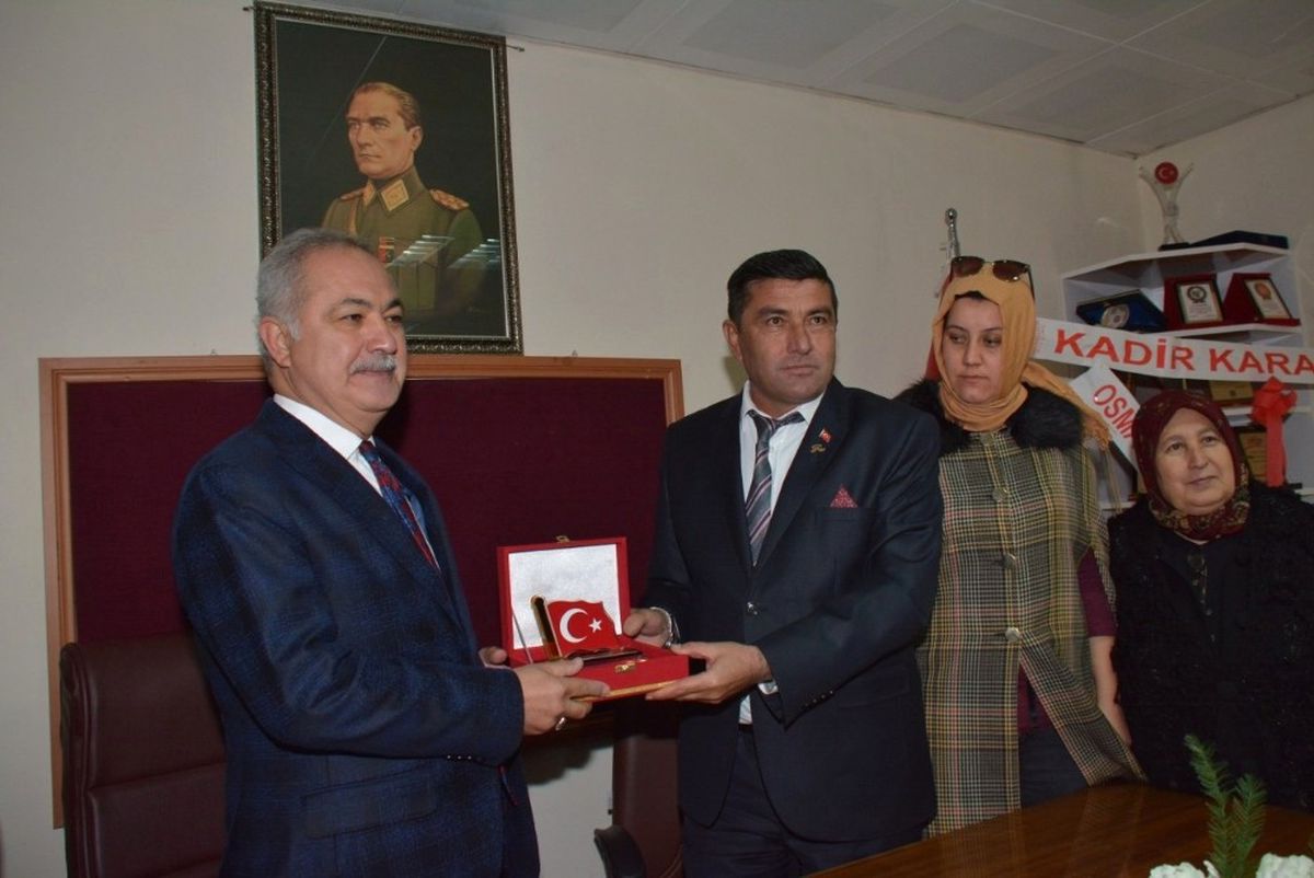 Başkan Kadir Kara\'dan Şehit Ailelerine Ziyaret