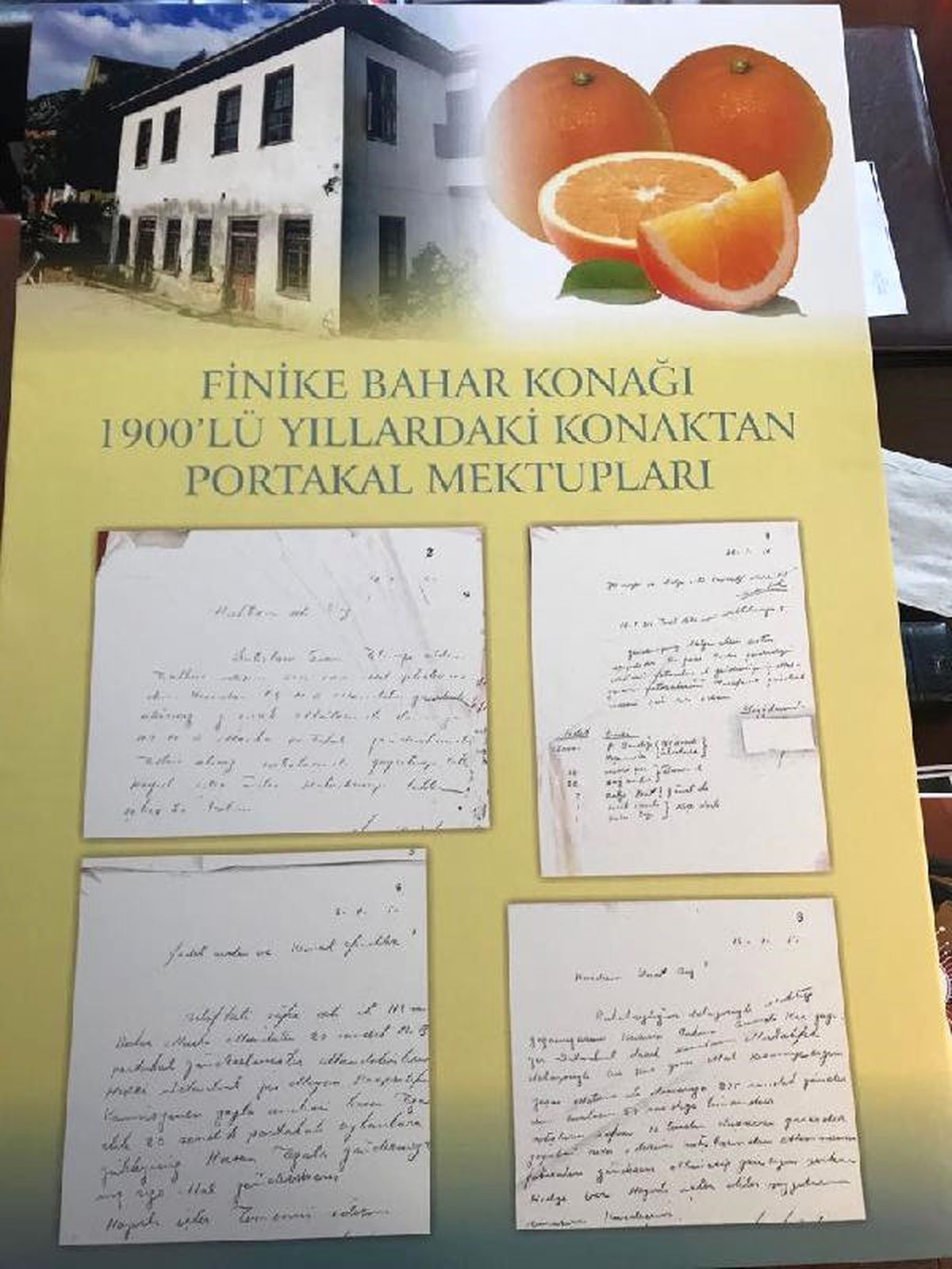 Finike Portakalının Özelliklerini Anlatan Tarihi Mektuplar Bulundu