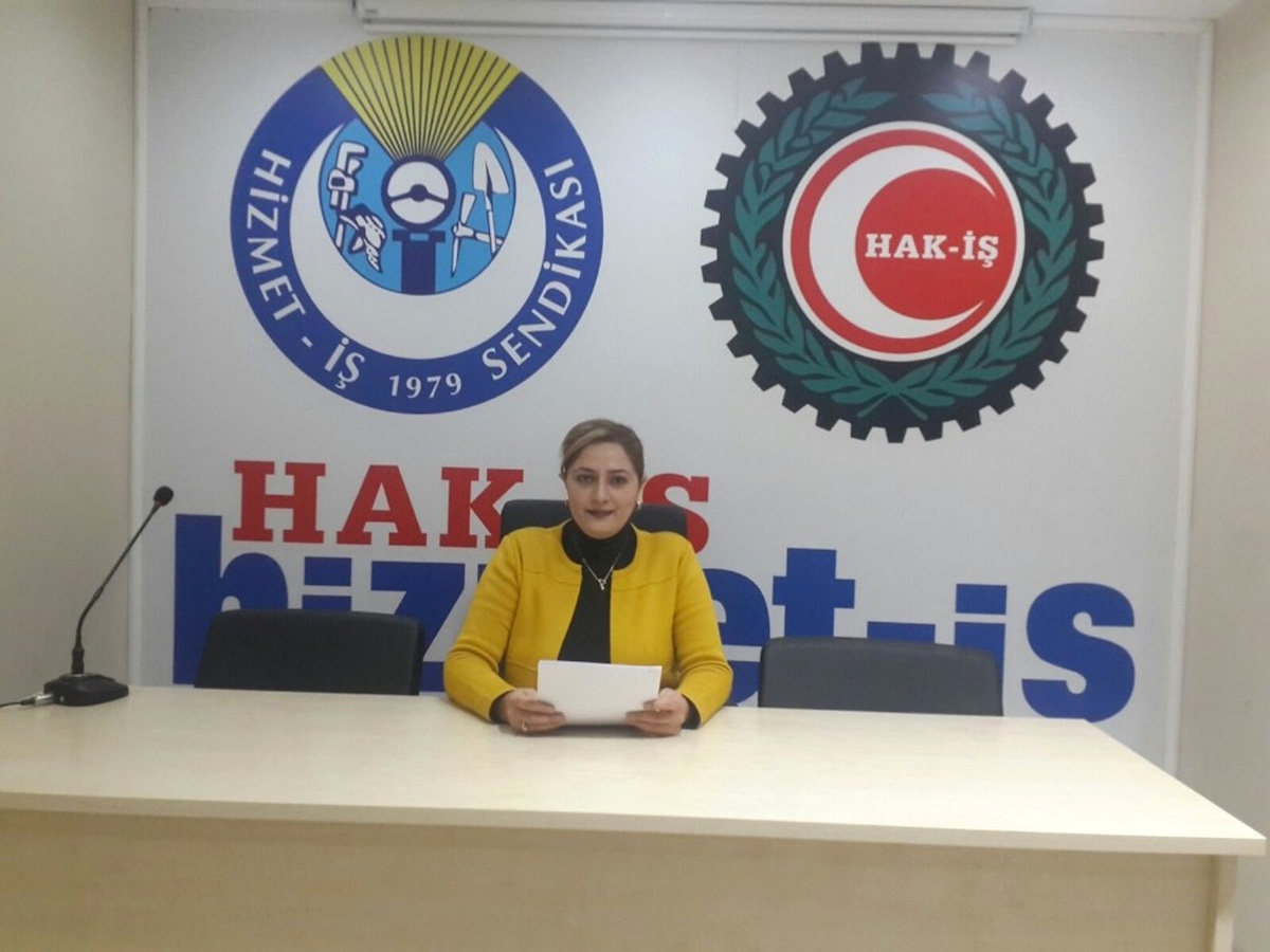 Hizmet-İş\'ten "Kadına Şiddete Hayır" Açıklaması