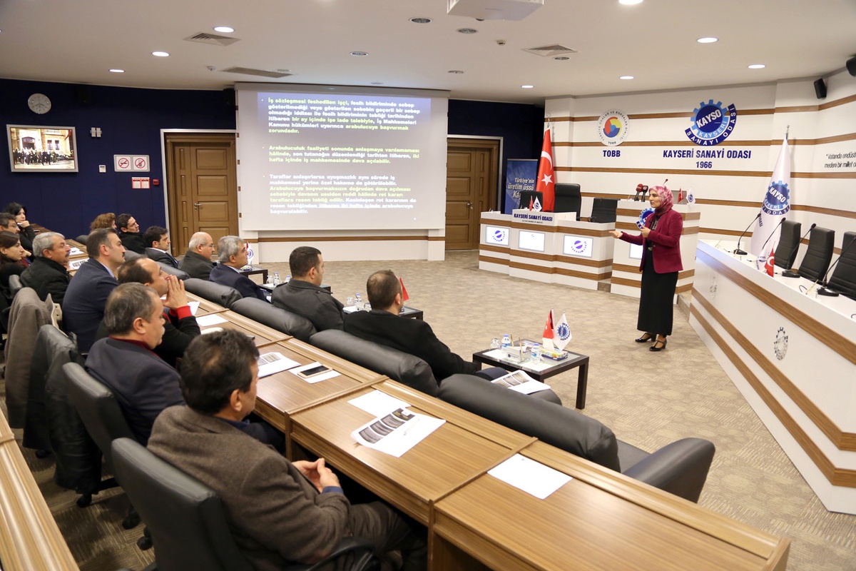 KAYSO Üyelerinden "Arabuluculuk" Seminerine Yoğun İlgi