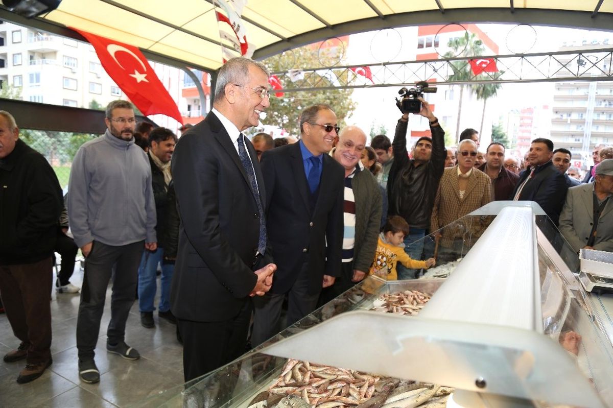 Mezitli\'ye Modern Balık Pazarı Açıldı
