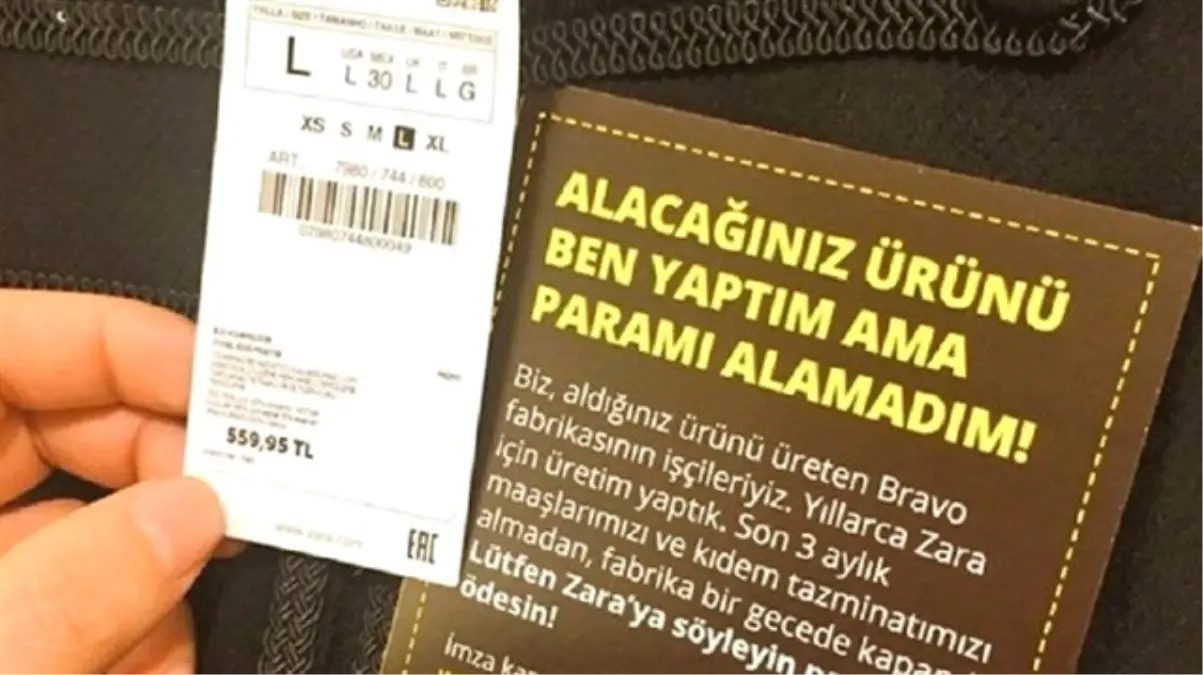 Zara, İşçilerin Parasını Hala Ödemedi