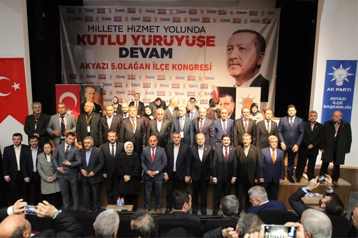 AK Parti Akyazı İlçe Teşkilatı\'nın 5. Olağan Kongresi Gerçekleşti