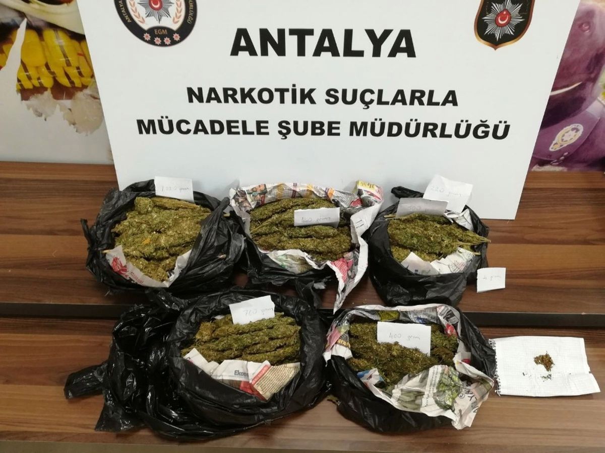 Antalya\'da Uyuşturucu Operasyonları: 6 Gözaltı