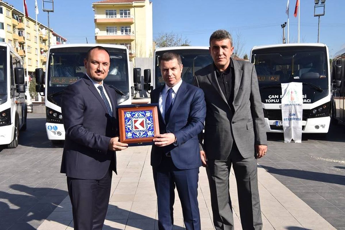 Çan\'a 21 Adet Yeni Şehir İçi Otobüs