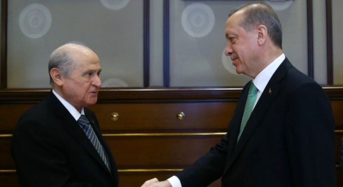Erdoğan, Bahçeli ile Görüştü