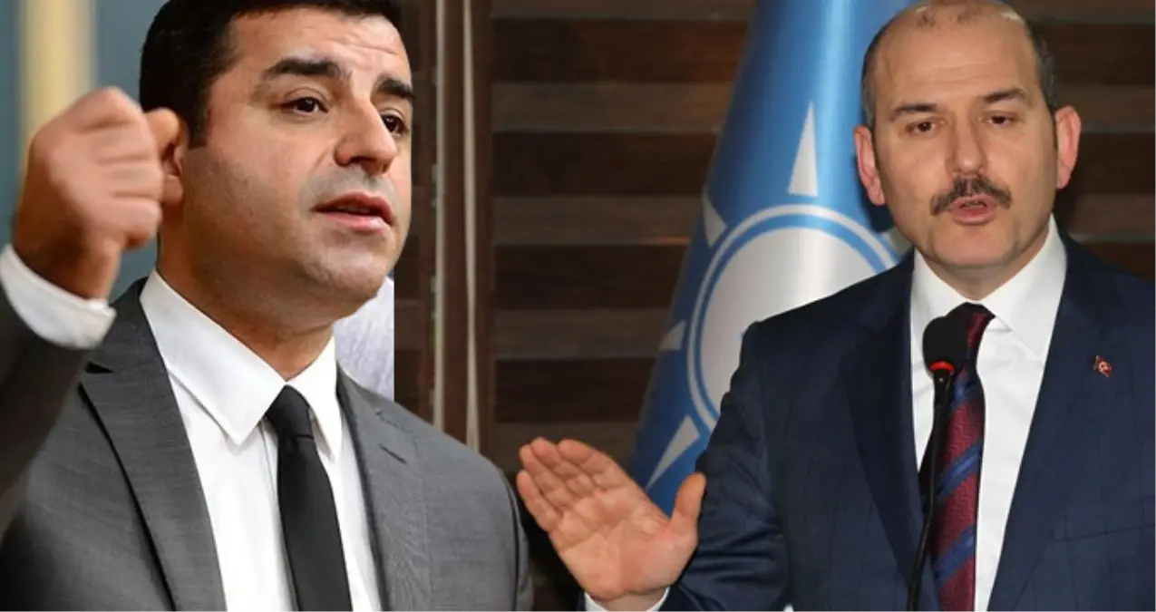 Soylu\'dan Demirtaş\'a: Madem Gençleri Düşünüyordun Dağa Götürülmelerine Engel Olsaydın!