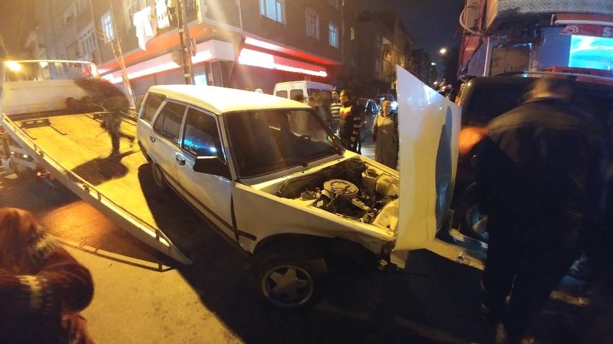 Mahalle Arasında Zincirleme Kaza