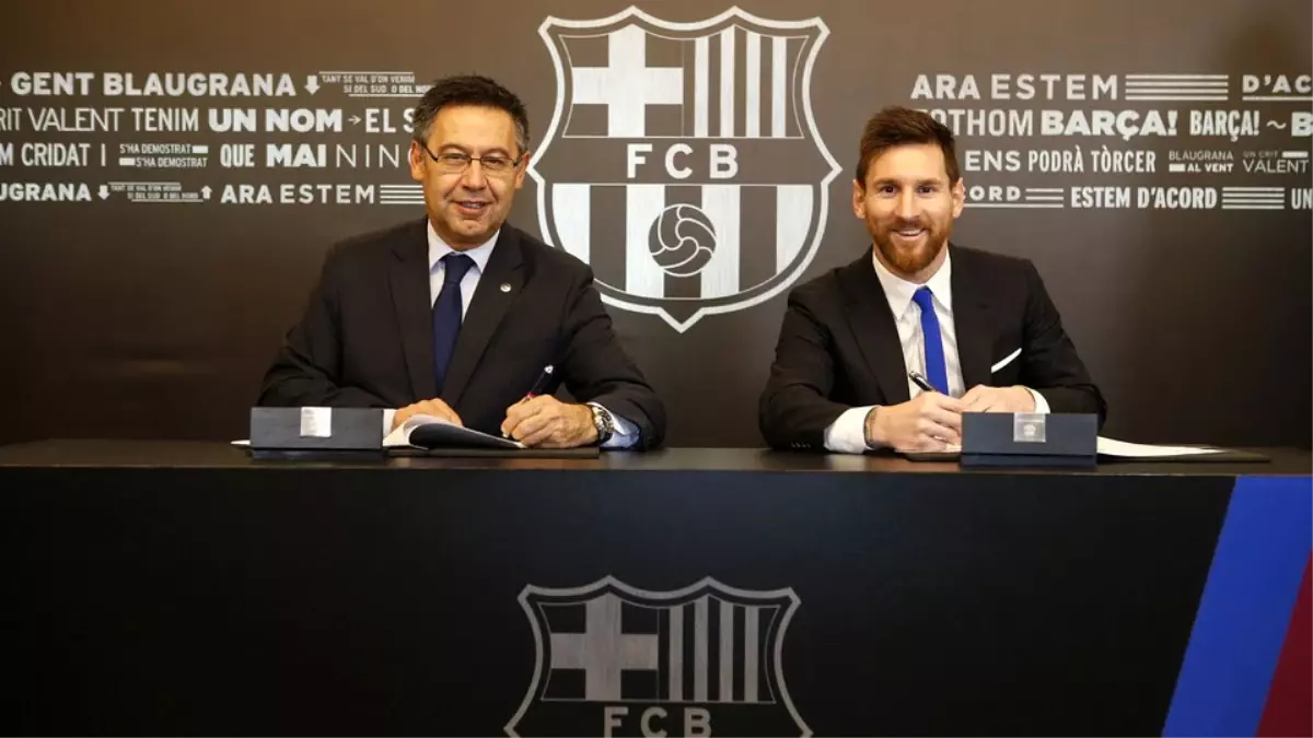 Messi 2021 Yılına Kadar Barcelona\'da