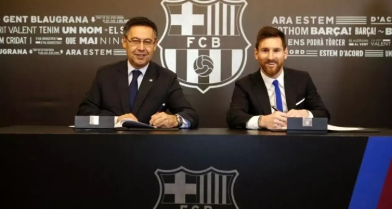 Messi\'den Yeni İmza