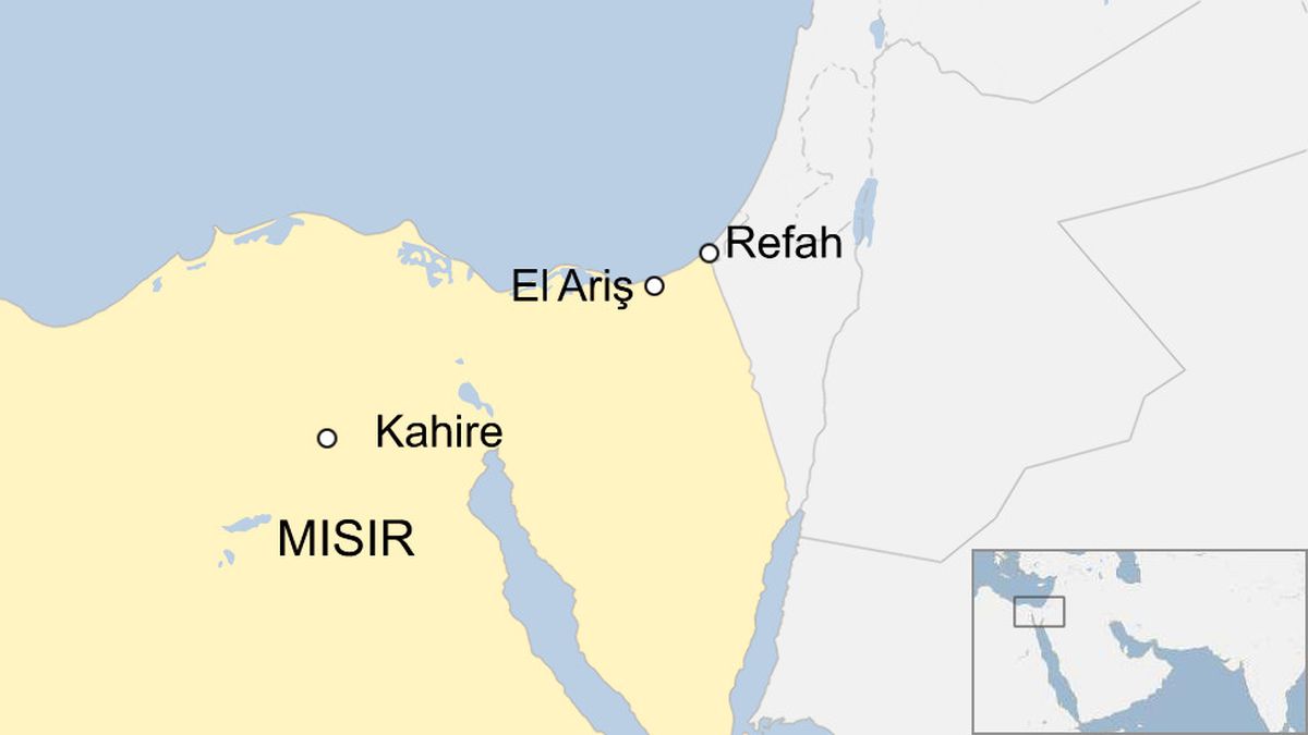 Mısır\'da Gazze Sınırı Yakınındaki Camiye Bombalı Sadırı: En Az 54 Ölü