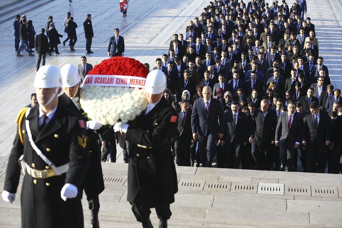 Ülkü Ocaklarından Anıtkabir Ziyareti