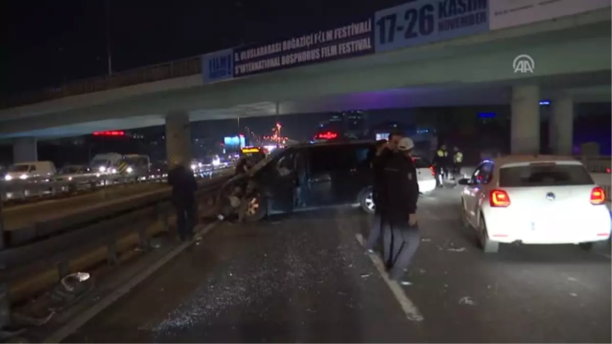 Bakırköy\'de Zincirleme Trafik Kazası: 1 Yaralı