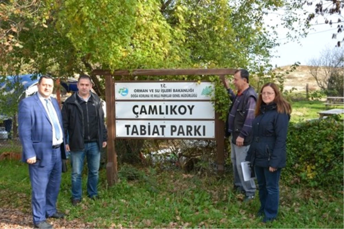 Çamlıkoy Tabiat Parkında İnceleme ve Denetlemeler Yapıldı